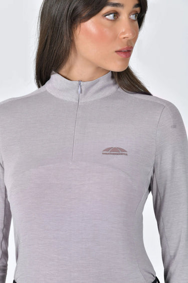 Buy Weatherbeeta Bamboo Long Sleeve Performance Base Layer Burnished Lilac | Online for Equine