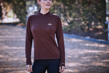 Buy Weatherbeeta Bamboo Long Sleeve Performance Base Layer Mulberry | Online for Equine