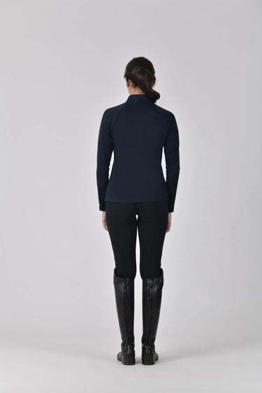 Buy Weatherbeeta Bamboo Long Sleeve Performance Base Layer Navy | Online for Equine