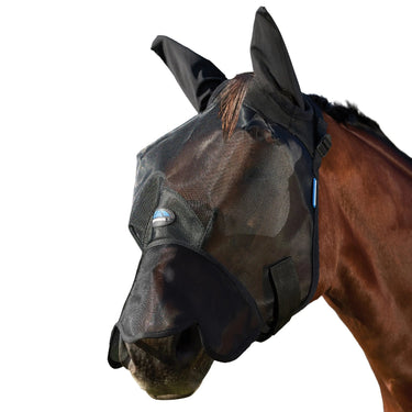 Weatherbeeta Black Comfitec Insect Guard Fly Mask With Ears & Nose| Online For Equine
