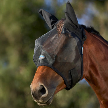 Weatherbeeta Black Comfitec Insect Guard Fly Mask With Ears| Online For Equine