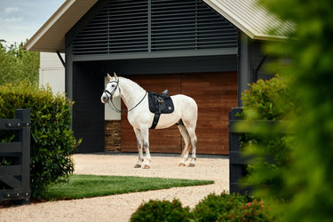 Weatherbeeta Black Satin Luxe Air-Tec Dressage Saddle Pad| Online For Equine