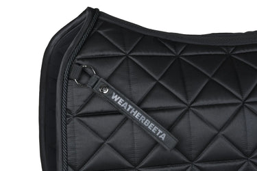 Weatherbeeta Black Satin Luxe Air-Tec Dressage Saddle Pad| Online For Equine