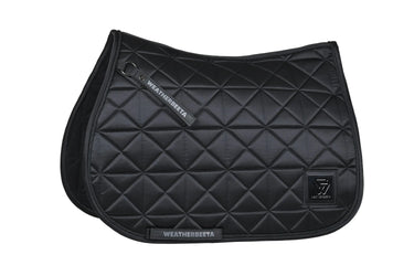 Weatherbeeta Black Satin Luxe Air-Tec Euro Jump Saddle Pad| Online For Equine