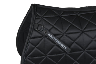Weatherbeeta Black Satin Luxe Air-Tec Euro Jump Saddle Pad| Online For Equine