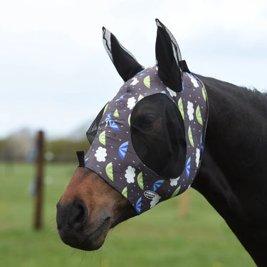 Weatherbeeta Black Stretch Bug Dual Eye Saver Fly Mask With Ears| Online For Equine