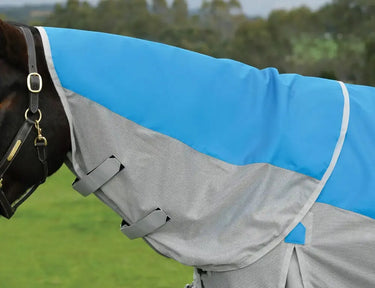 Weatherbeeta Blue/Grey Comfitec Dual Shield Detach-A-Neck| Online For Equine