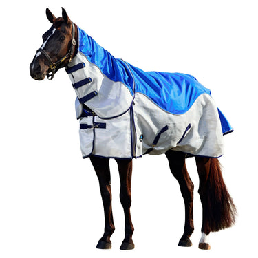 Weatherbeeta Blue/Silver/Navy Comfitec Duo Shield Detach-A-Neck| Online For Equine