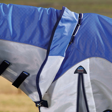 Weatherbeeta Blue/Silver/Navy Comfitec Duo Shield Detach-A-Neck| Online For Equine