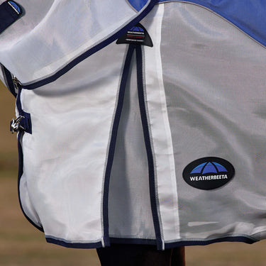 Weatherbeeta Blue/Silver/Navy Comfitec Duo Shield Detach-A-Neck| Online For Equine