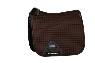 Weatherbeeta Brown Prime Air-Tec Comfy Fleece Dressage Saddle Pad| Online For Equine