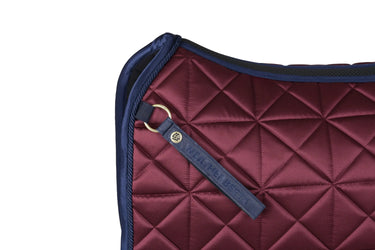 Weatherbeeta Burgundy Satin Luxe Air-Tec Dressage Saddle Pad| Online For Equine