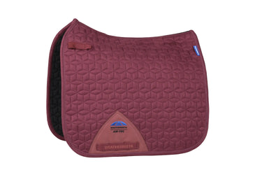 Weatherbeeta Burgundy Suede Elite Air-Tec Dressage Saddle Pad| Online For Equine
