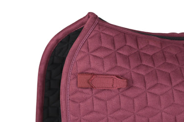 Weatherbeeta Burgundy Suede Elite Air-Tec Dressage Saddle Pad| Online For Equine