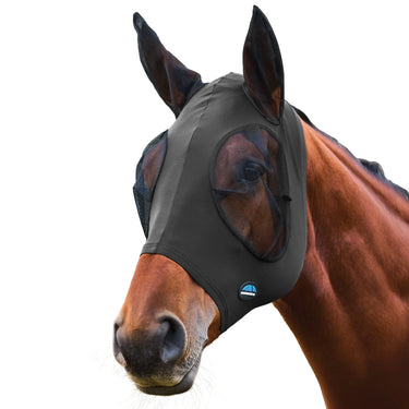 Weatherbeeta Charcoal/Black Comfitec Stretch Fly  Mask With Ears| Online For Equine
