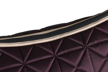 Weatherbeeta Chocolate Satin Luxe Air-Tec Dressage Saddle Pad| Online For Equine