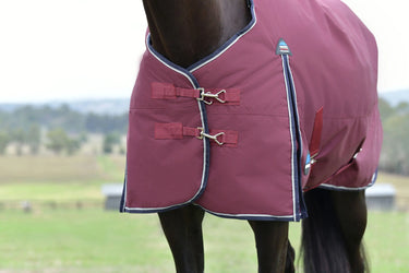 Weatherbeeta Comfitec Essential Turnout 50G Burgundy/ Navy| Online For Equine