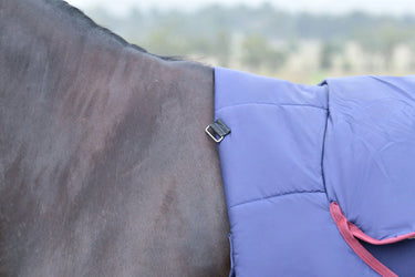 Weatherbeeta Comfitec Essential Turnout Combo 360G Navy/ Burgundy| Online For Equine