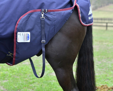 Weatherbeeta Comfitec Essential Turnout Combo 50G Navy/ Burgundy| Online For Equine