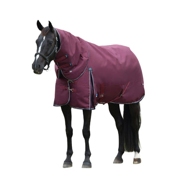 Weatherbeeta Comfitec Essential Turnout Detach-A-Neck 220G Burgundy/ Navy| Online For Equine