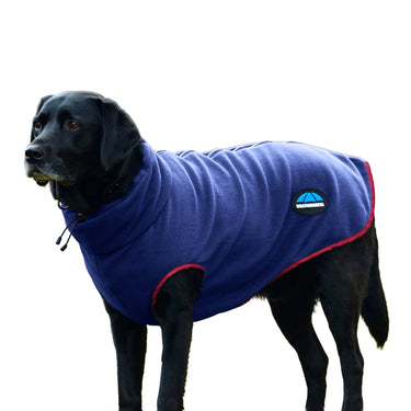 Weatherbeeta Comfitec Fleece Zip Dog Coat Navy/ Burgundy| Online For Equine
