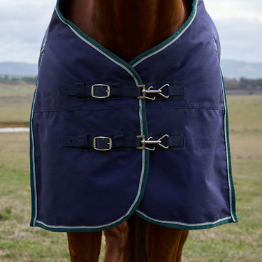 Weatherbeeta Comfitec Plus Dynamic Turnout 100G Navy/ Forest Green| Online For Equine