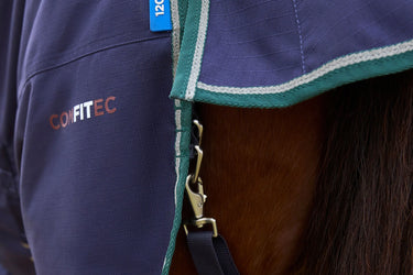Weatherbeeta Comfitec Plus Dynamic Turnout 100G Navy/ Forest Green| Online For Equine