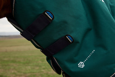 Weatherbeeta Comfitec Plus Dynamic Turnout Detach-A-Neck 100G Forest Green/ Navy| Online For Equine