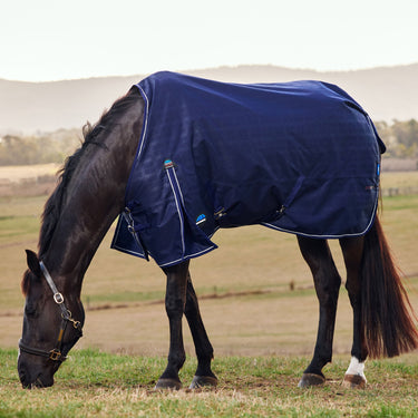 Weatherbeeta Comfitec Prelim Turnout 220G Navy Embossed Plaid| Online For Equine