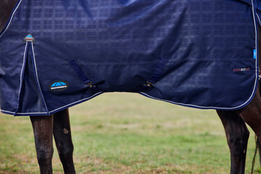 Weatherbeeta Comfitec Prelim Turnout 220G Navy Embossed Plaid| Online For Equine