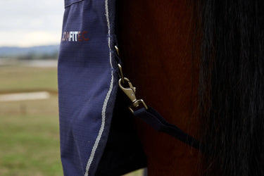 Weatherbeeta Comfitec Prelim Turnout Combo 220G Navy Embossed Plaid| Online For Equine
