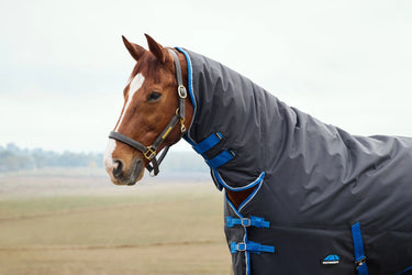 Weatherbeeta Comfitec Tyro Turnout Combo Neck 220G Navy/ Charcoal| Online For Equine
