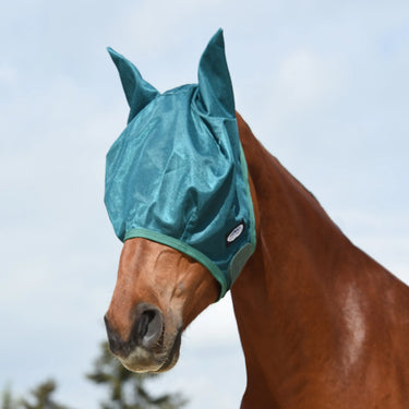 Weatherbeeta Dragonfly Blue/Bottle Green Green-Tec Airflow Mesh Fly Mask| Online For Equine