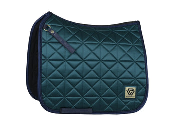 Weatherbeeta Forest Green Satin Luxe Air-Tec Dressage Saddle Pad| Online For Equine