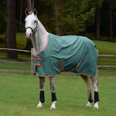 Weatherbeeta Green/Burnt Orange/White Comfitec Tyro Standard Neck Lite Plus Turnout Rug| Online For Equine