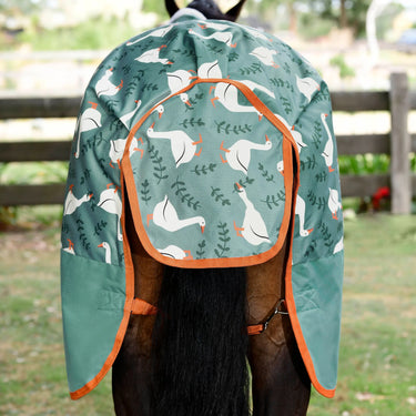 Weatherbeeta Green/Burnt Orange/White Comfitec Tyro Standard Neck Lite Plus Turnout Rug| Online For Equine
