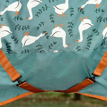 Weatherbeeta Green/Burnt Orange/White Comfitec Tyro Standard Neck Lite Plus Turnout Rug| Online For Equine