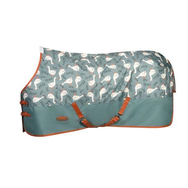 Weatherbeeta Green/Burnt Orange/White Comfitec Tyro Standard Neck Lite Plus Turnout Rug| Online For Equine