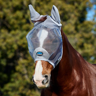 Weatherbeeta Grey Comfitec Durable Mesh Fly Mask With Ears| Online For Equine