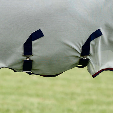 Weatherbeeta Grey/Navy/Burgundy Comfitec Airflow Detach-A-Neck Fly Sheet| Online For Equine