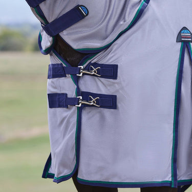 Weatherbeeta Grey/Navy/Forest Green Comfitec Zephyr Fly Sheet Combo| Online For Equine