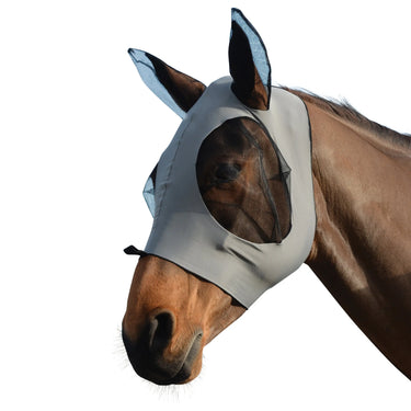 Weatherbeeta Grey Stretch Bug Dual Eye Saver Fly Mask With Ears| Online For Equine