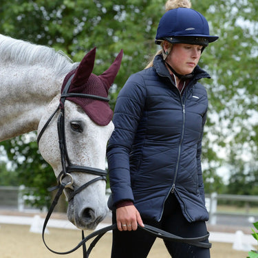 Weatherbeeta Harlow Ladies Ink Blue Puffer Jacket - UK 8| Online For Equine