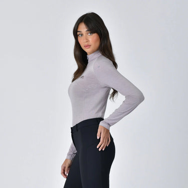 Weatherbeeta Ladies 37.5 Lavender Mist Marle Lightweight Performance Short Sleeve Top| Online For Equine