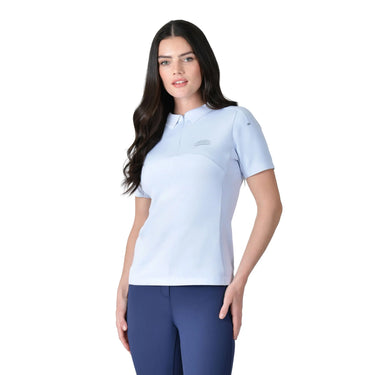 Weatherbeeta Ladies 37.5 Mist Blue Short Sleeve Performance Polo| Online For Equine