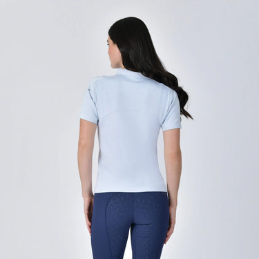 Weatherbeeta Ladies 37.5 Mist Blue Short Sleeve Performance Polo| Online For Equine