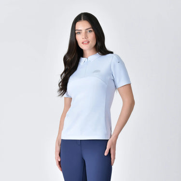 Weatherbeeta Ladies 37.5 Mist Blue Short Sleeve Performance Polo| Online For Equine