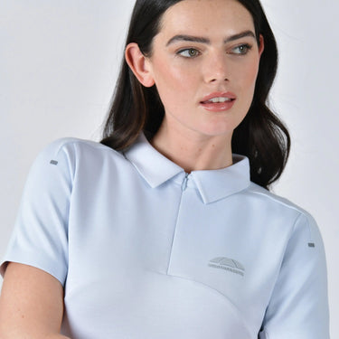 Weatherbeeta Ladies 37.5 Mist Blue Short Sleeve Performance Polo| Online For Equine