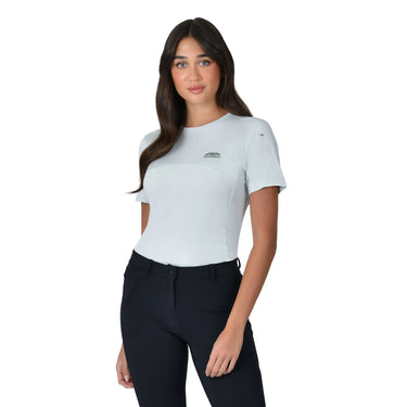 Weatherbeeta Ladies 37.5 Soft Sage Marle Lightweight Performance Short Sleeve Top| Online For Equine