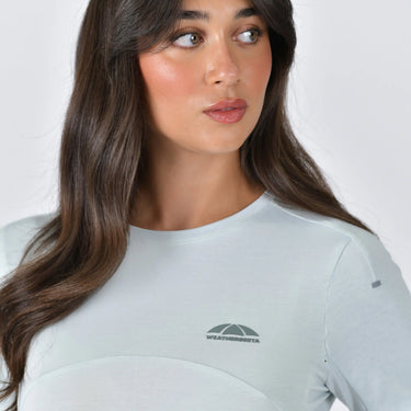 Weatherbeeta Ladies 37.5 Soft Sage Marle Lightweight Performance Short Sleeve Top| Online For Equine